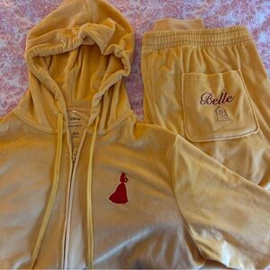 Posh Peanut Yellow Belle Sweatpants & Hoodie Set